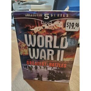 WW II Greatest Battles 5pc VHS Box Set VHS new